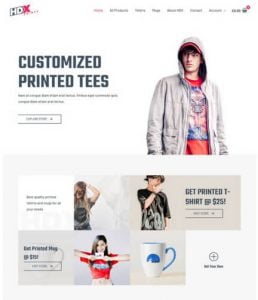 LMN Tech Clothes Website